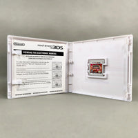 Pokemon Omega Ruby for Nintendo 3DS - CIB case inside view showing game and instruction booklet, very good condition