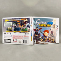 Scribblenauts Unmasked: A DC Comics Adventure for Nintendo 3DS - Genuine game case artwork shown front to back, including spine, good condition