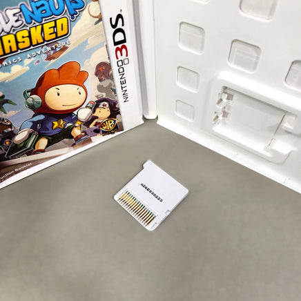 Scribblenauts Unmasked: A DC Comics Adventure for Nintendo 3DS - Game cartridge back, good condition