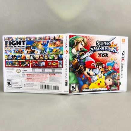 Super Smash Bros. for Nintendo 3DS for Nintendo 3DS - Official game case artwork showing front, back and spine, good condition