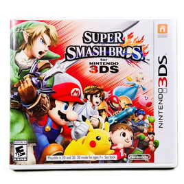 Super Smash Bros Nintendo 3DS Very Good - Complete In Case CIB Front Cover