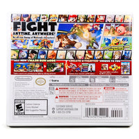 Super Smash Bros Nintendo 3DS Very Good - Complete In Case Reverse View
