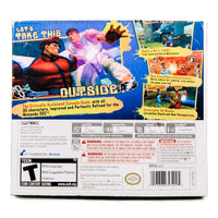 Super Street Fighter IV 3D Edition Holographic Slipcover Nintendo 3DS Good - Game Packaging Back Side