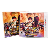 Super Street Fighter IV 3D Edition Slipcover Nintendo 3DS Good - CIB Holographic Game Case Front