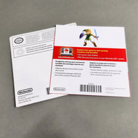 The Legend of Zelda: A Link Between Worlds for Nintendo 3DS - Back cover of authentic game instruction manual, like new condition