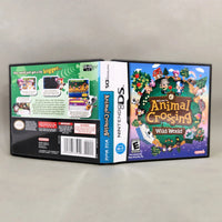 Animal Crossing: Wild World for Nintendo DS - Front, spine and back cover artwork shown, good condition