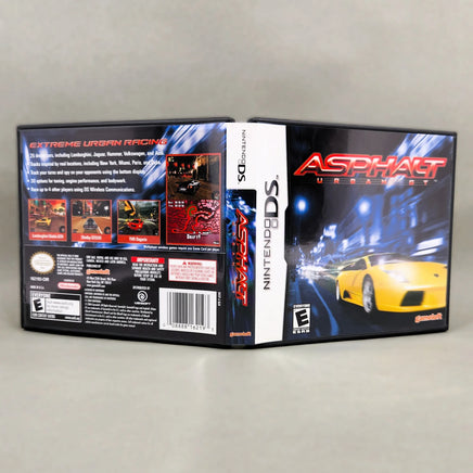 Asphalt Urban GT for Nintendo DS - Full game case artwork with front, spine and back, like new condition