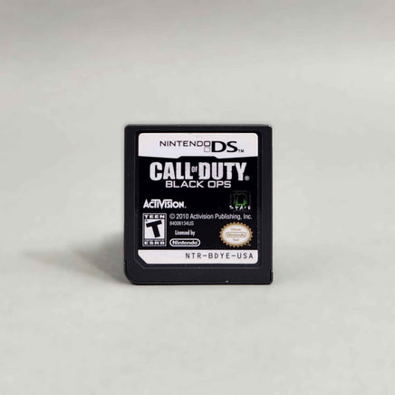 Call of Duty: Black Ops for Nintendo DS - Game cartridge front label view, very good condition, loose