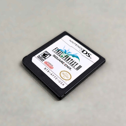 Final Fantasy III for Nintendo DS - Game cartridge front, very good condition, loose
