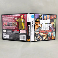 Grand Theft Auto: Chinatown Wars for Nintendo DS - Game case front and back artwork with spine displayed, good condition