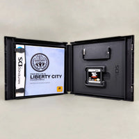 Grand Theft Auto: Chinatown Wars for Nintendo DS - Interior view with cartridge & inserts, good condition