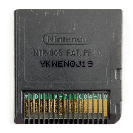 Kirby Super Star Ultra Nintendo DS Good Loose - Back Label Of Cartridge