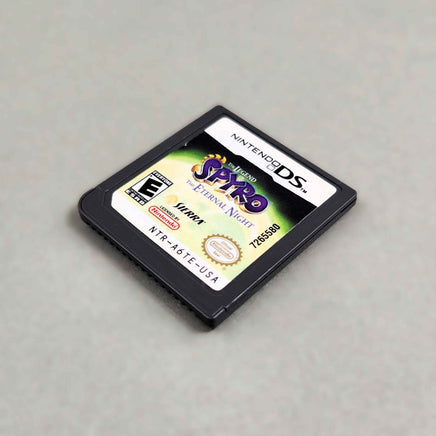 Legend of Spyro: The Eternal Night for Nintendo DS - Front label of authentic cartridge, very good condition, loose