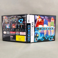 Meteos for Nintendo DS - Genuine game case artwork shown front to back, including spine, good condition
