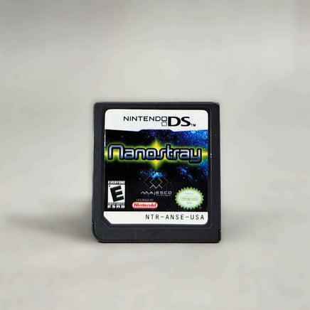 Nanostray for Nintendo DS - Front of official game cartridge, alternate view, very good condition, loose