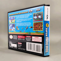 New Super Mario Bros. for Nintendo DS - Three-quarter view showing back cover and case spine, like new condition