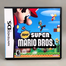 New Super Mario Bros. for Nintendo DS - Authentic game case front view, like new condition