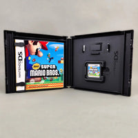 New Super Mario Bros. for Nintendo DS - Inside case layout with contents, like new condition