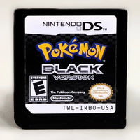 Pokémon Black Version for Nintendo DS - cartridge front view, very good condition, loose