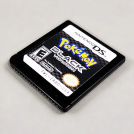 Pokémon Black Version for Nintendo DS - Cartridge front angled view, very good condition, loose