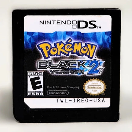 Pokémon Black Version 2 for Nintendo DS - Front label of authentic cartridge, very good condition, loose
