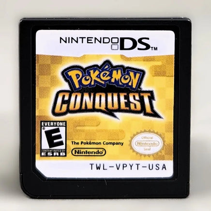 Pokémon Conquest for Nintendo DS - Cartridge label shown, very good condition, loose