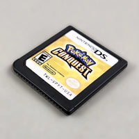 Pokémon Conquest for Nintendo DS - Cartridge label shown, front angled view, very good condition, loose