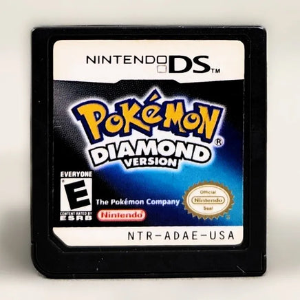 Pokémon Diamond Version for Nintendo DS - Front of cartridge label view, good condition, loose