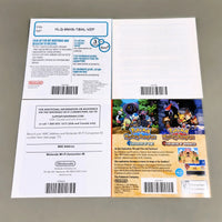 Pokémon Diamond Version for Nintendo DS - View displaying the back of instruction manual and DS game pamphlets, like new condition