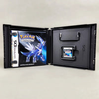 Pokémon Diamond Version for Nintendo DS - CIB contents inside case displaying instruction manual and DS game cartridge, like new condition