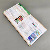 Pokémon HeartGold Version [NFR] Nintendo DS - Alternate angled view of open instruction manual showing center pages and staple binding intact