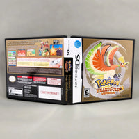 Pokémon HeartGold Version [NFR] Nintendo DS - Official game case artwork showing front, back and spine, like new condition