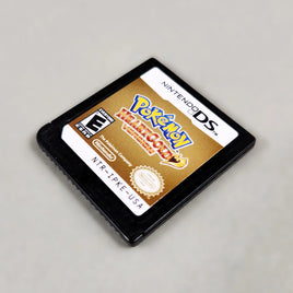 Pokémon HeartGold Version for Nintendo DS - cartridge front view shown at an angle, very good condition, loose