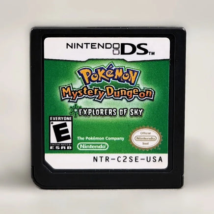 Pokémon Mystery Dungeon: Explorers of Sky for Nintendo DS - Front label of authentic cartridge, very good condition, loose