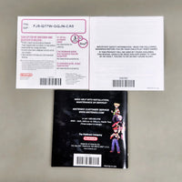Rear view of Nintendo DS Pokémon Pearl Version instruction booklet and health and safety precautions booklet set, displayed on a neutral gray background.