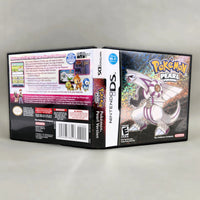 Pokémon Pearl Version for Nintendo DS - Game case front and back artwork with spine displayed, like new condition