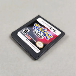 Pokémon Pearl Version for Nintendo DS - Front of cartridge label view shown at an angle, very good condition, loose