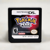 Pokémon Pearl Version for Nintendo DS - Front of cartridge label view, very good condition, loose