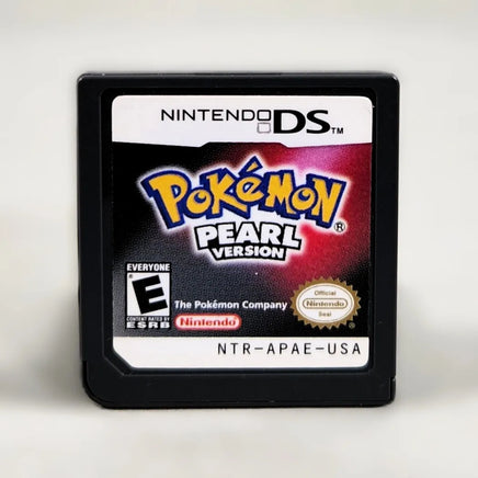 Pokémon Pearl Version for Nintendo DS - Front of cartridge label view, very good condition, loose