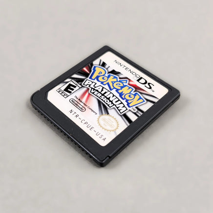 Pokémon Platinum Version for Nintendo DS - cartridge front view shown at an angle, good condition, loose