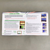 Pokémon Platinum Version for Nintendo DS - Open instruction manual showing center pages and intact staple binding
