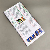 Pokémon Platinum Version for Nintendo DS - Alternate angled view of instruction manual opened to center pages with staple binding intact