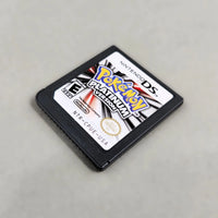Pokémon Platinum Version for Nintendo DS - Game cartridge front view shown at an an gle, very good condition, loose