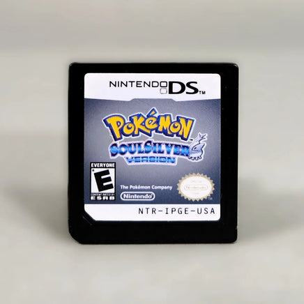 Pokémon SoulSilver Version for Nintendo DS - Game cartridge front, very good condition, loose