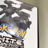 Pokémon White Version for Nintendo DS - Close up view of blemish on front cover of game case and artwork