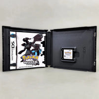 Pokémon White Version for Nintendo DS - Manual and DS game cartridge shown in open case, like new condition