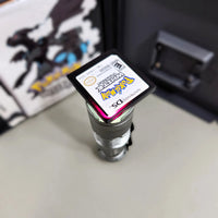 Pokémon White Version for Nintendo DS - Pokémon game cartridge under light displaying the red-purple translucency of an NTR-031 cart, like new condition