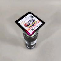Pokémon White Version 2 for Nintendo DS - Pokémon DS game cartridge light test showing the characteristic crimson translucent appearance, very good condition