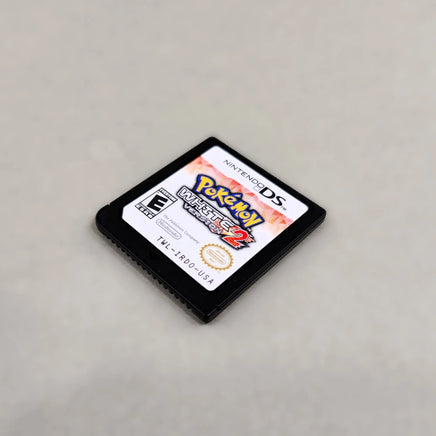 Pokémon White Version 2 for Nintendo DS - Front of official game cartridge shown at a three quarter angle, very good condition, loose