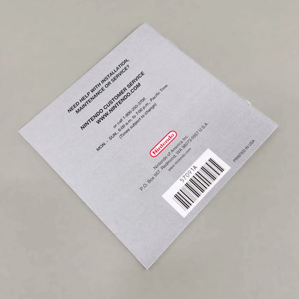 Polarium for Nintendo DS - Rear cover of original game instruction manual, good condition